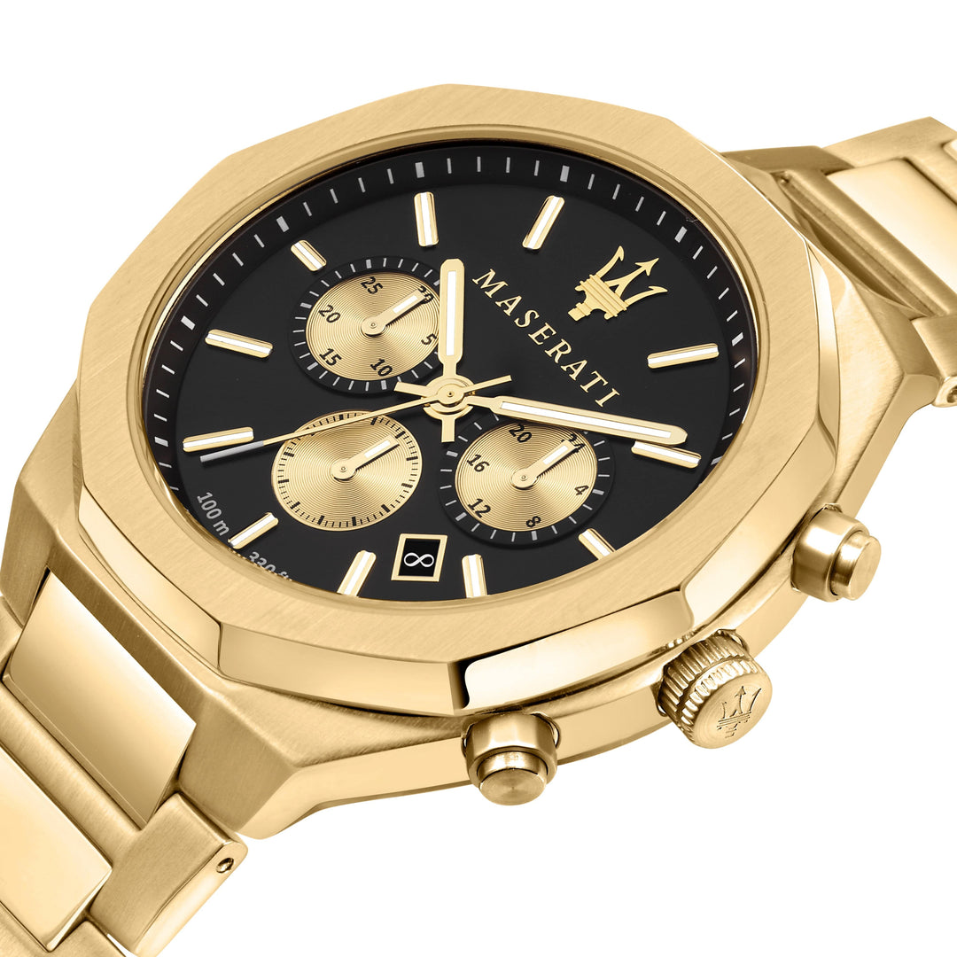 Maserati Chronograph Watches Maserati Stile Gold Chronograph Watch Brand