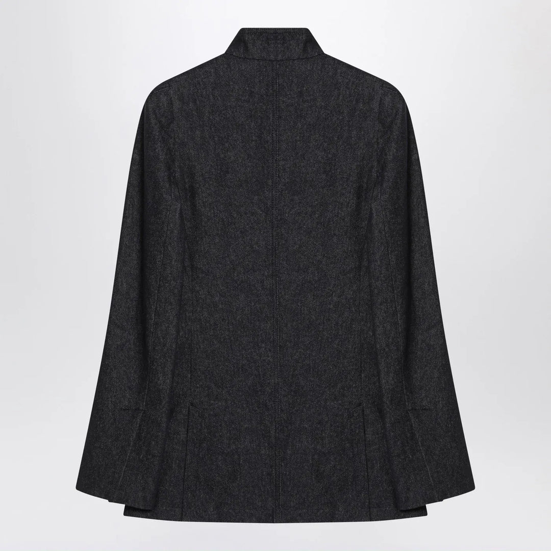 Max Mara - Midnight blue jacket in cotton denim effect Brand Coats &amp; Jackets 42  IT