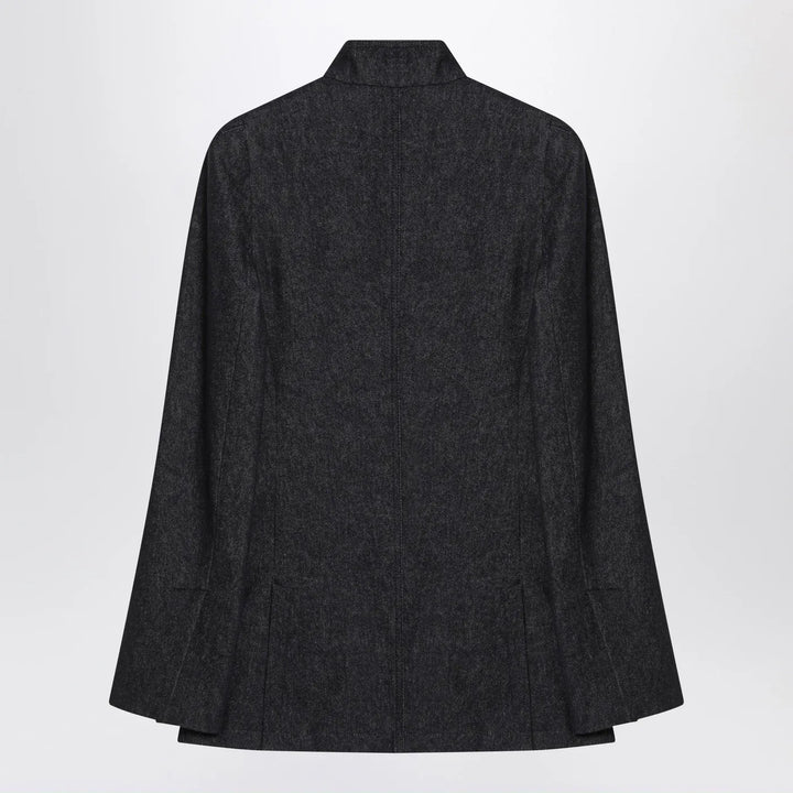 Max Mara - Midnight blue jacket in cotton denim effect Brand Coats &amp; Jackets 42  IT