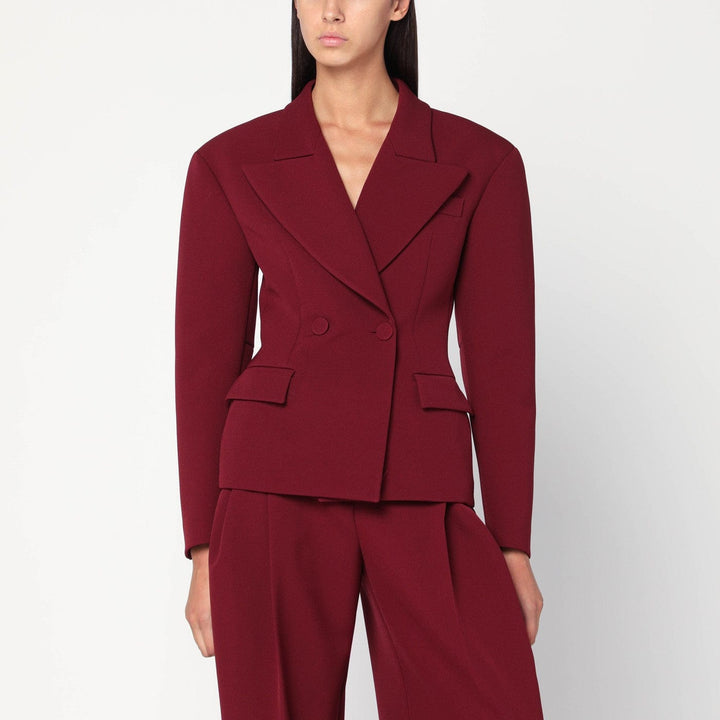 Coats &amp; Jackets THE ANDAMANE - Burgundy single-breasted jacket Brand