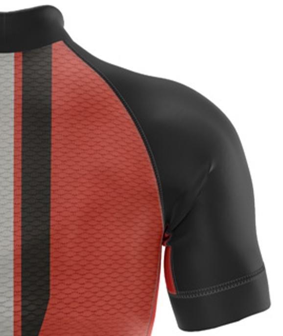 Vardena Cycling Jersey Vardena Super Line Red Carbon Ceramic Cycling Jersey Vardena Super Line Red Carbon Ceramic Jersey  Brand