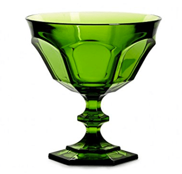 Mario Luca Giusti Dessert Cup Mario Luca Giusti Vic & Albert Dessert Cup Set of 2 Green & Clear Mario Luca Giusti Victoria & Albert Dessert Cup Sets of 2 Green & Clear Brand