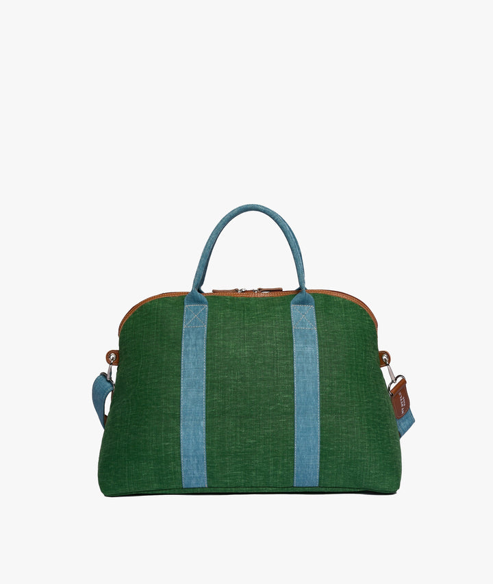Duffel Bag My Style Bags London Procida Travel Duffle Bag in Green/Light Blue Brand