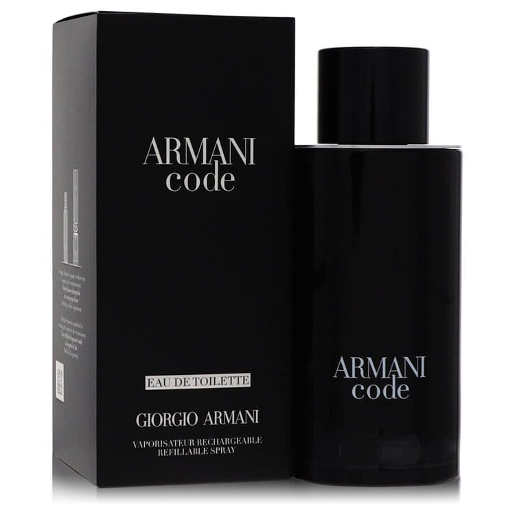 Perfume &amp; Cologne 125 ml Eau De Toilette Spray Refillable Armani Code Eau De Toilette Spray Refillable By Giorgio Armani Brand