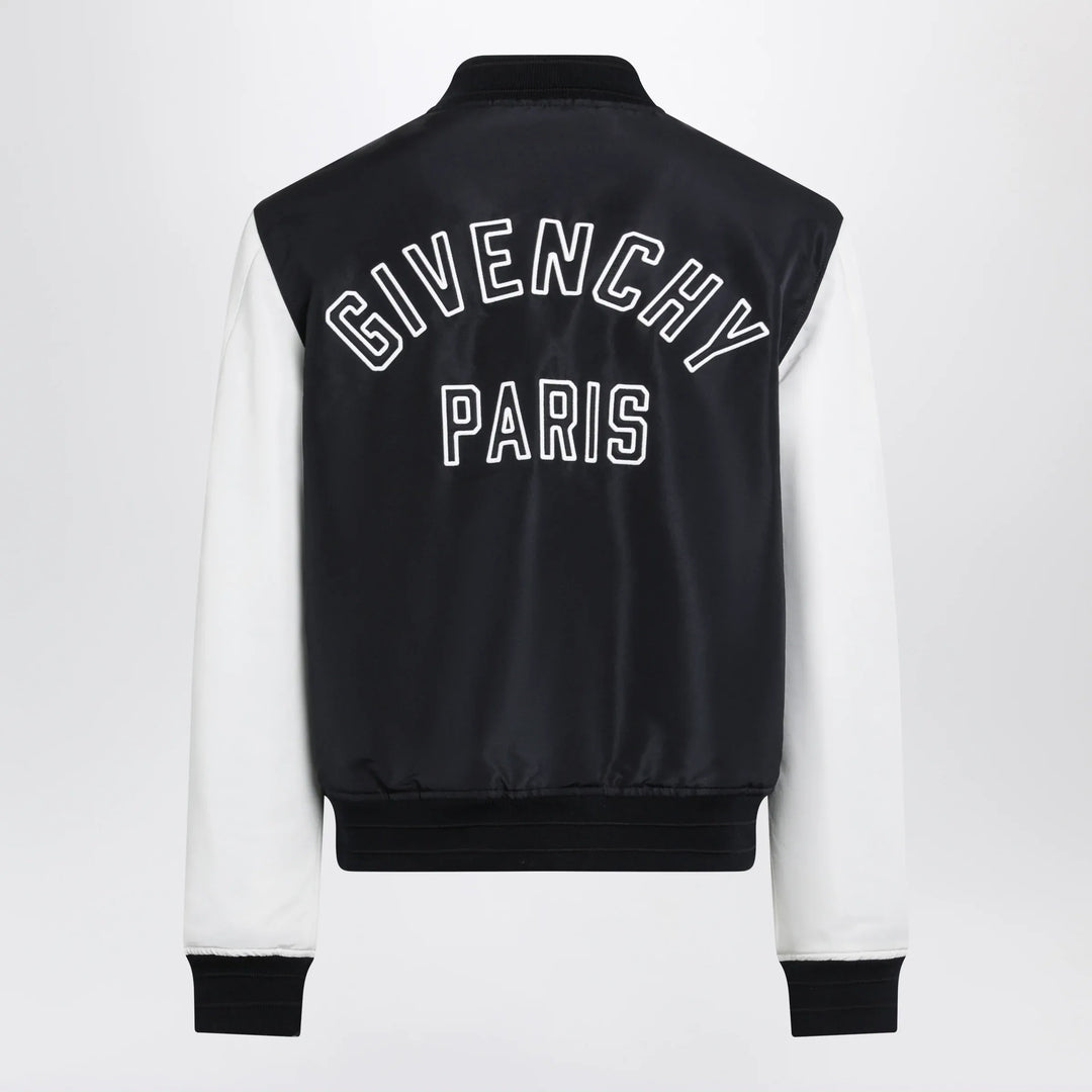 Givenchy - Navy/White Satin Varsity Jacket Brand