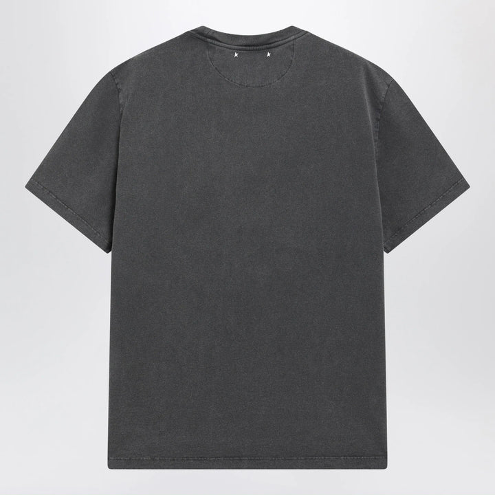 Golden Goose - Anthracite grey vintage-effect T-shirt Brand