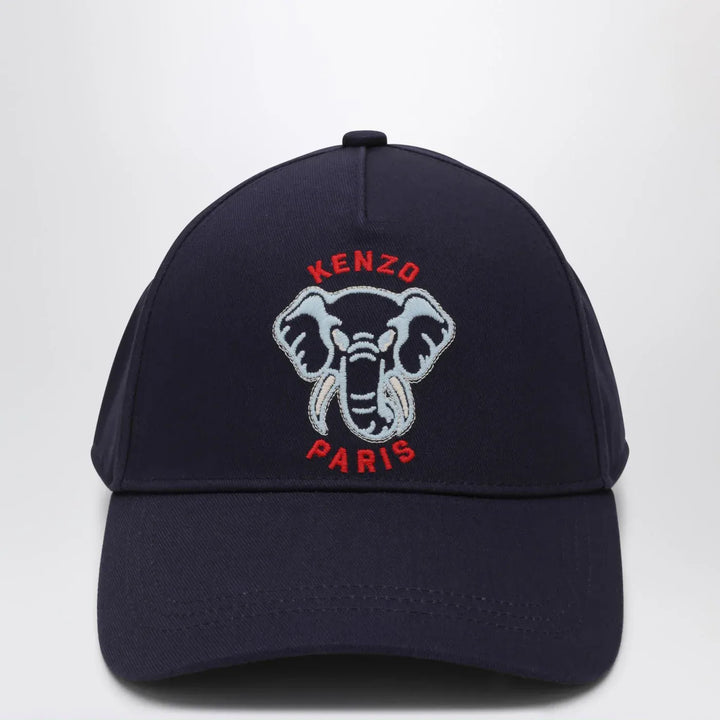 KENZO - Navy blue baseball cap with logo Brand Hats 50 EU