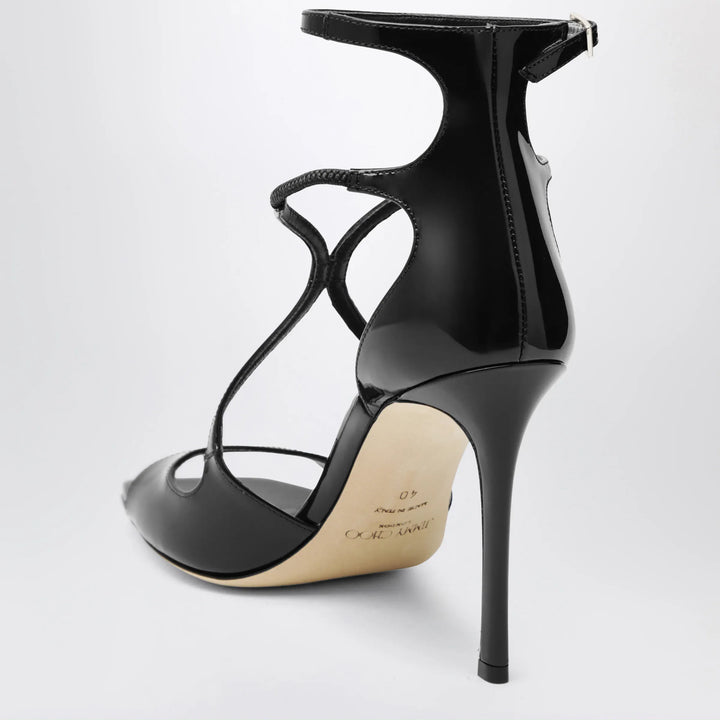 Jimmy Choo - Azia sandals in black patent leather Brand