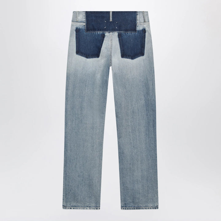 Maison Margiela - Patchwork jeans in indigo blue denim Brand