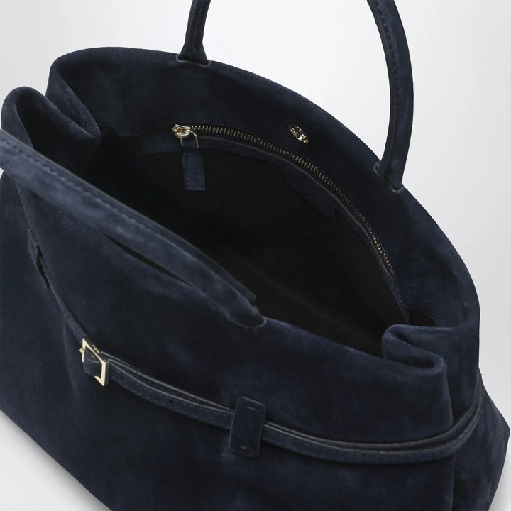 Manu Atelier - Le Cambon 35 dark blue suede bag Brand U