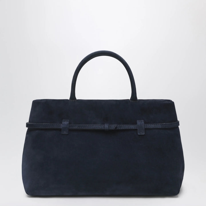 Manu Atelier - Le Cambon 35 dark blue suede bag Brand U