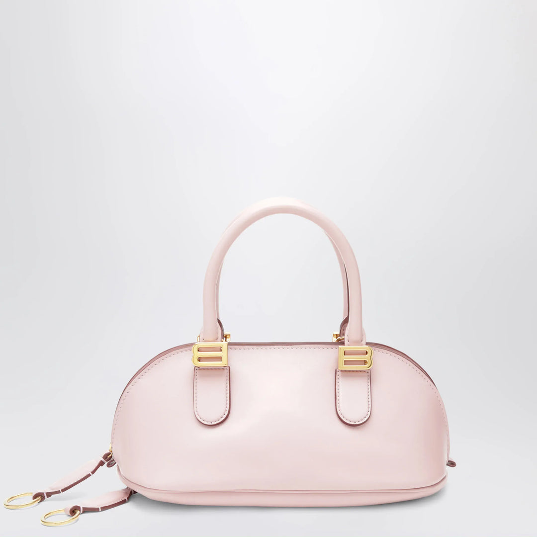 Balenciaga - Pink leather Bolero Mini bowling bag Brand Mini Bag U