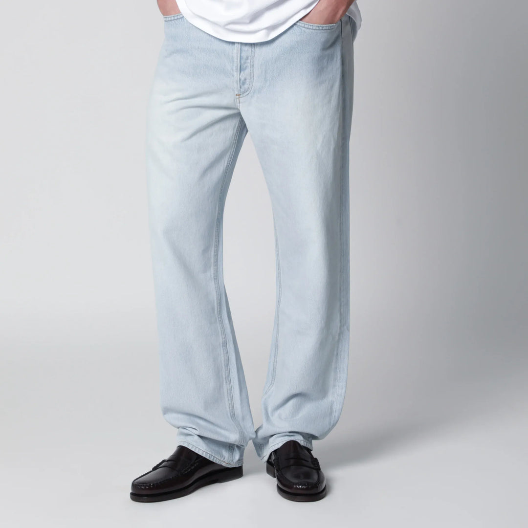 AGOLDE - 90s straight-leg mid-rise jeans in light blue denim Brand Pants 29