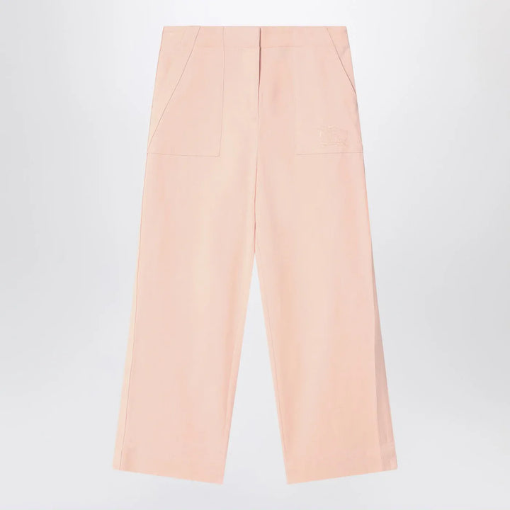 Burberry - Light pink pants in cotton blend Brand Pants 12Y
