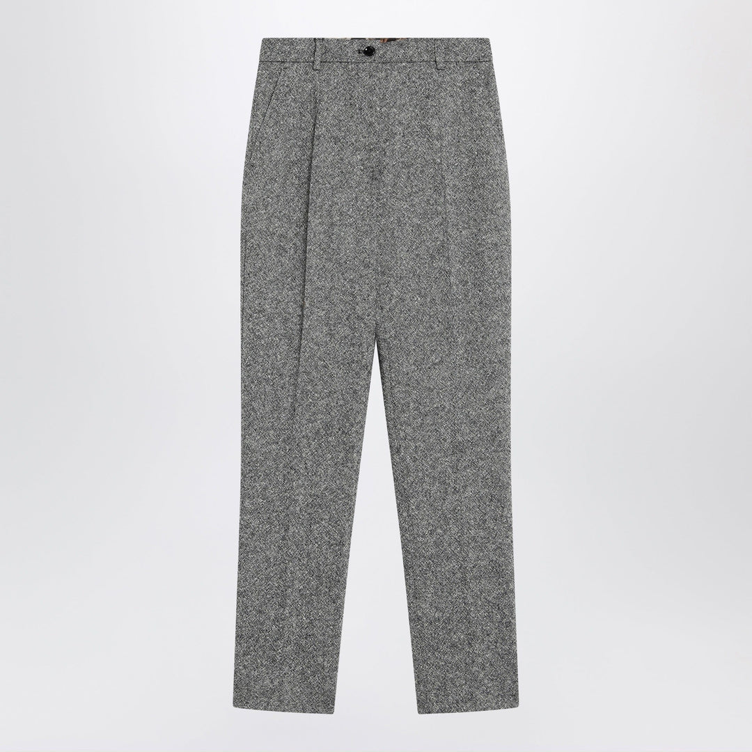 Pants Dolce&amp;Gabbana - Wool-blend dotted trousers Brand