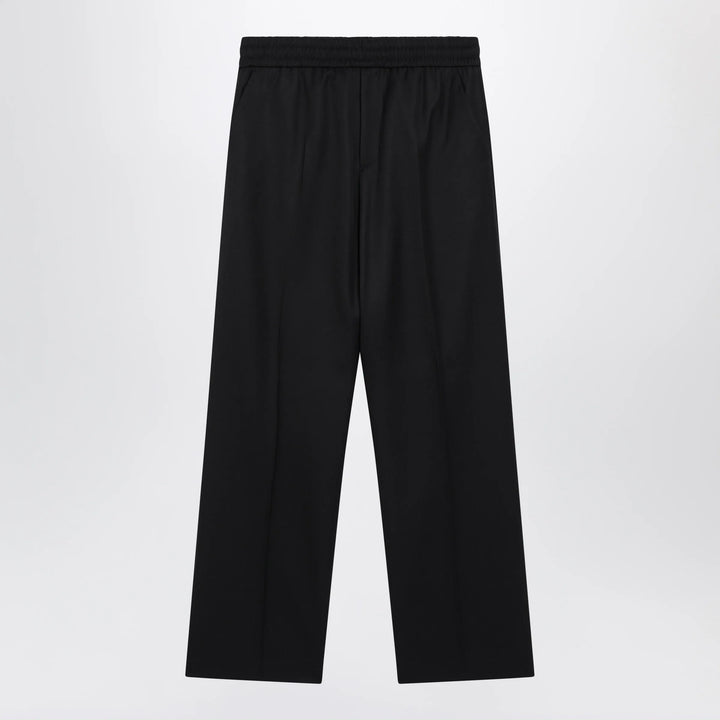 Golden Goose - Straight-leg trousers in cotton-wool blend, dark blue Brand Pants 46 IT