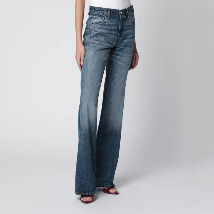 HAIKURE - Haikure Flora jeans in Blue Ryder denim Brand Pants