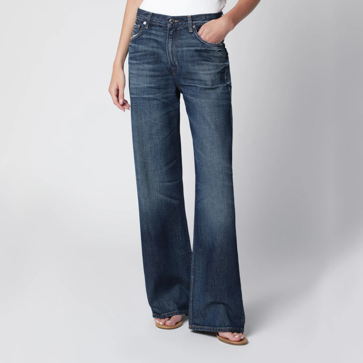 HAIKURE - Haikure Korea jeans in washed dark blue denim Brand Pants 24