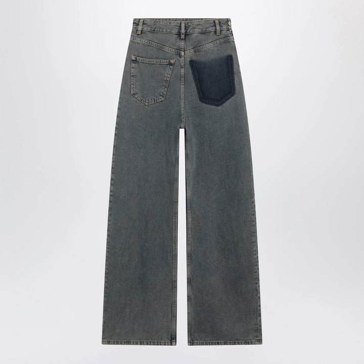 MM6 Maison Margiela - Grey wide-leg jeans Brand Pants 25