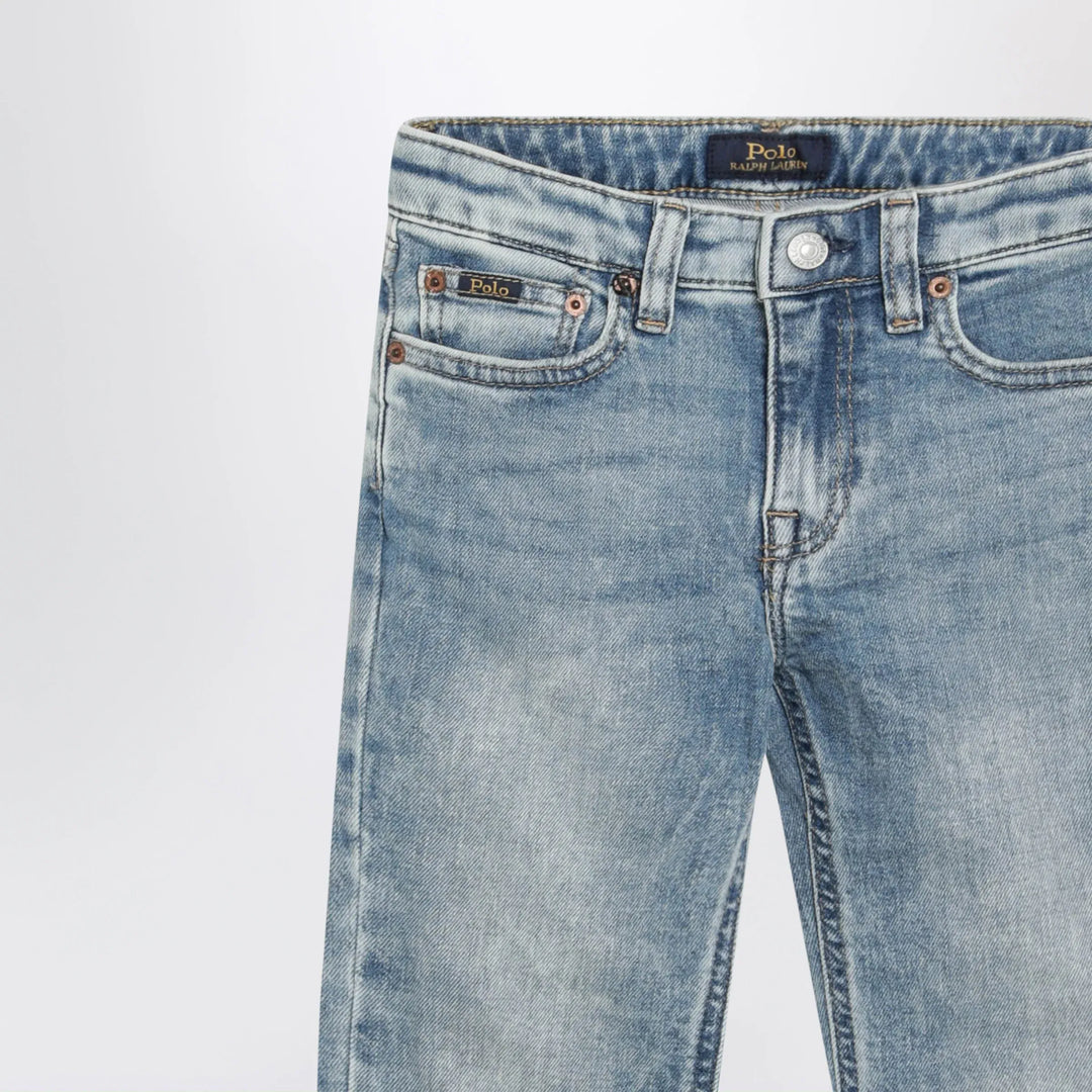 Polo Ralph Lauren - Blue washed-effect jeans Brand Pants