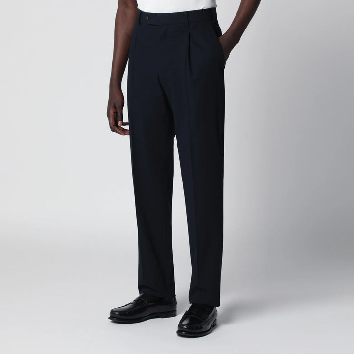 PT Torino - Blue cotton trousers Brand Pants