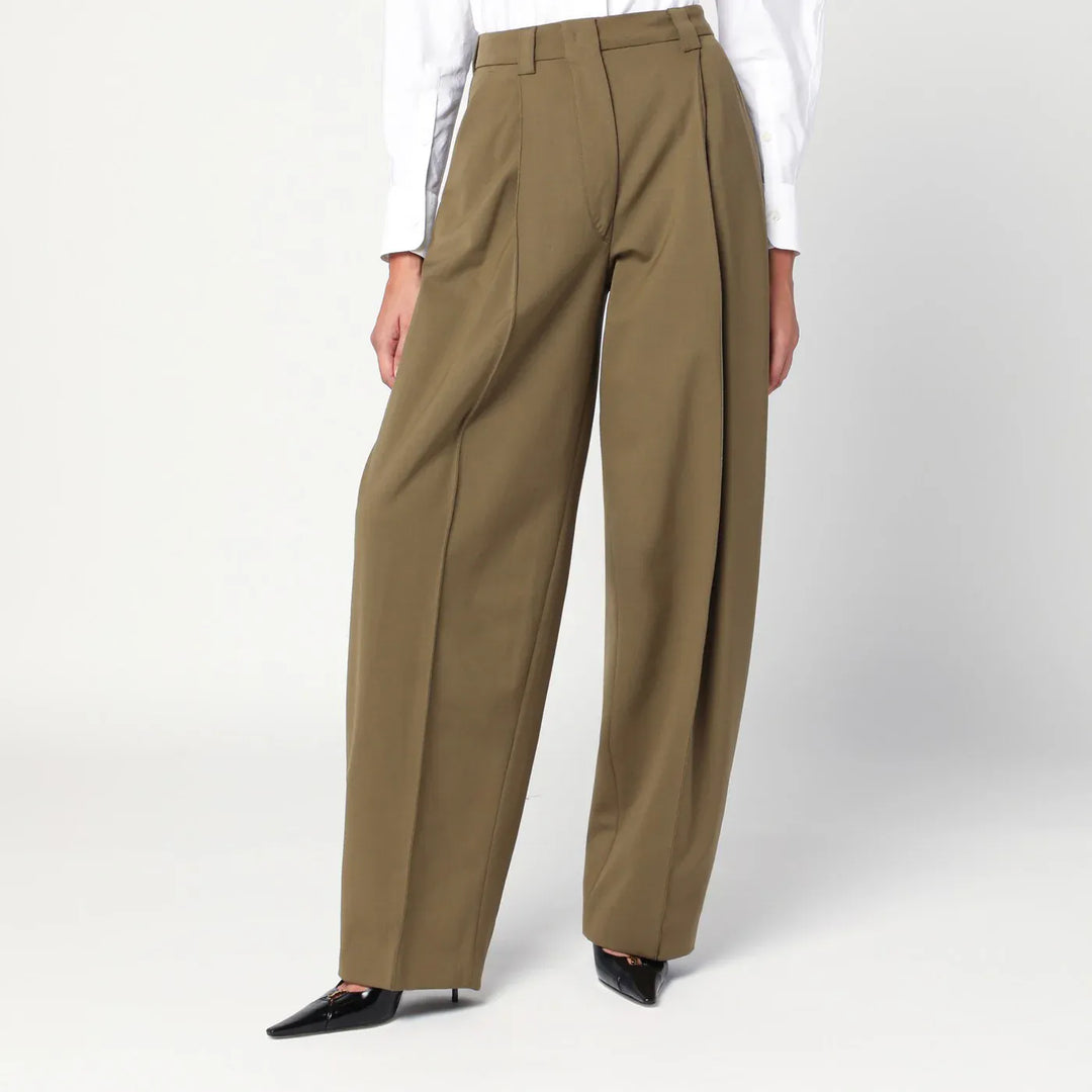 TheLatest - Taupe wool blend trousers Brand Pants 38  IT