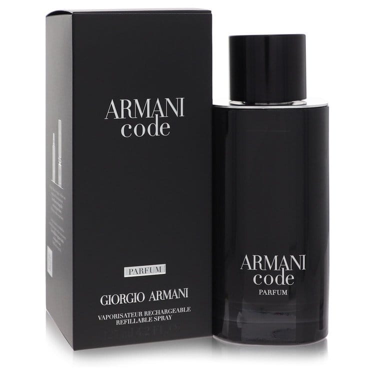 Armani Code Parfum Spray Relillable By Giorgio Armani Brand Perfume & Cologne 125 ml Parfum Spray Relillable