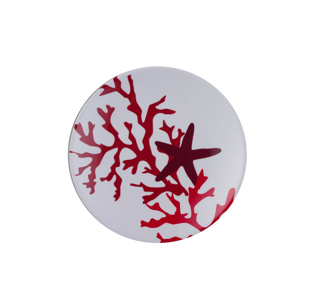 Mario Luca Giusti Corallo Red Plates Set Brand Plates