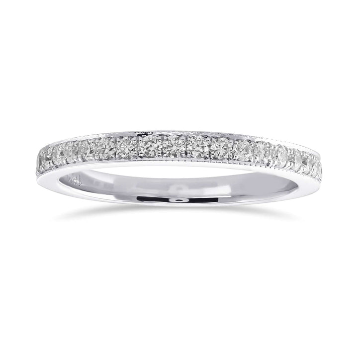 LEIBISH 0.27ct Diamond Half-Eternity Wedding Band Brand Ring