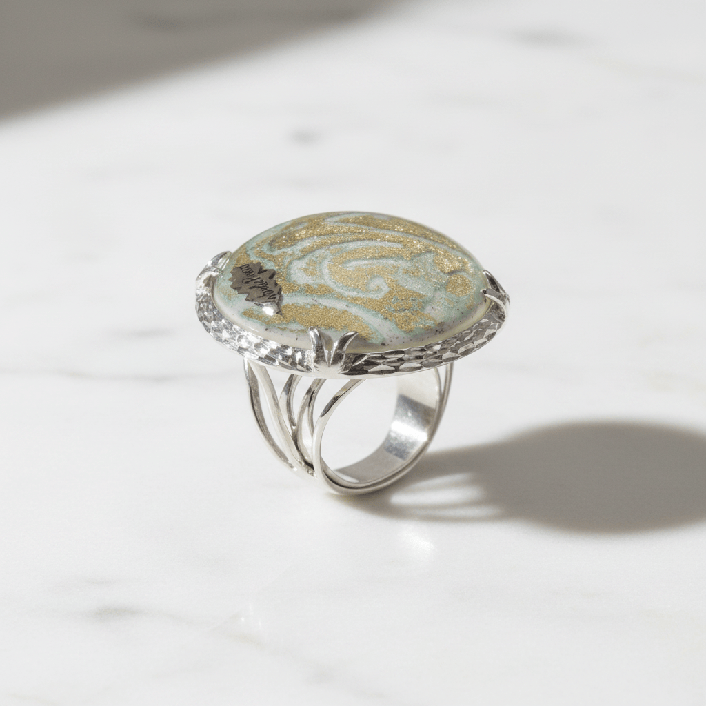 Antonella Piacenti Damask Silver Ring 925 Brand Rings