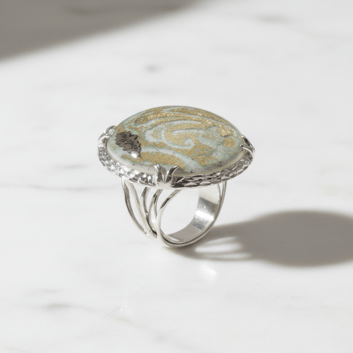 Antonella Piacenti Damask Silver Ring 925 Brand Rings