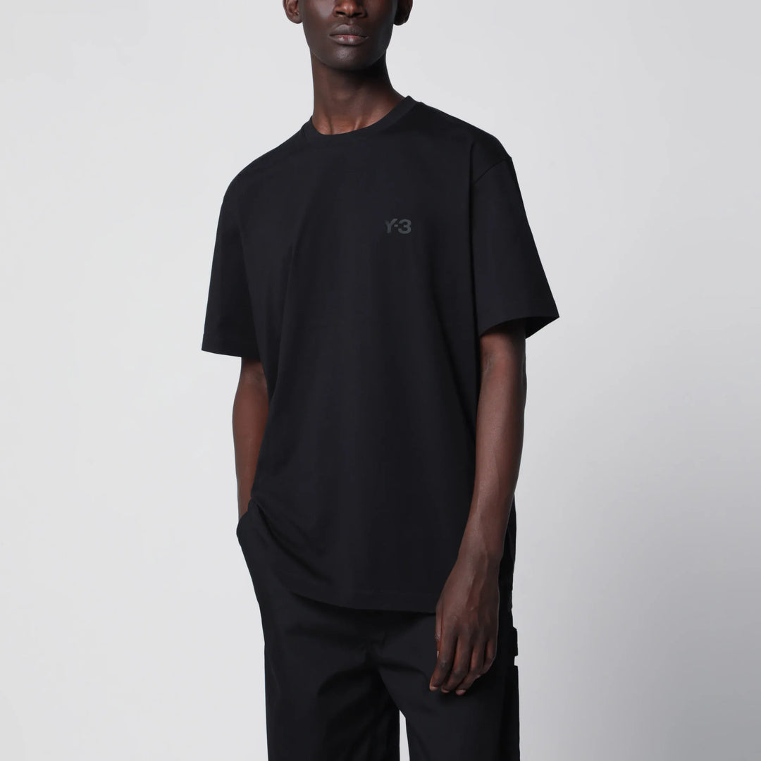 adidas Y-3 - Black T-shirt with logo Brand Shirts &amp; Tops S