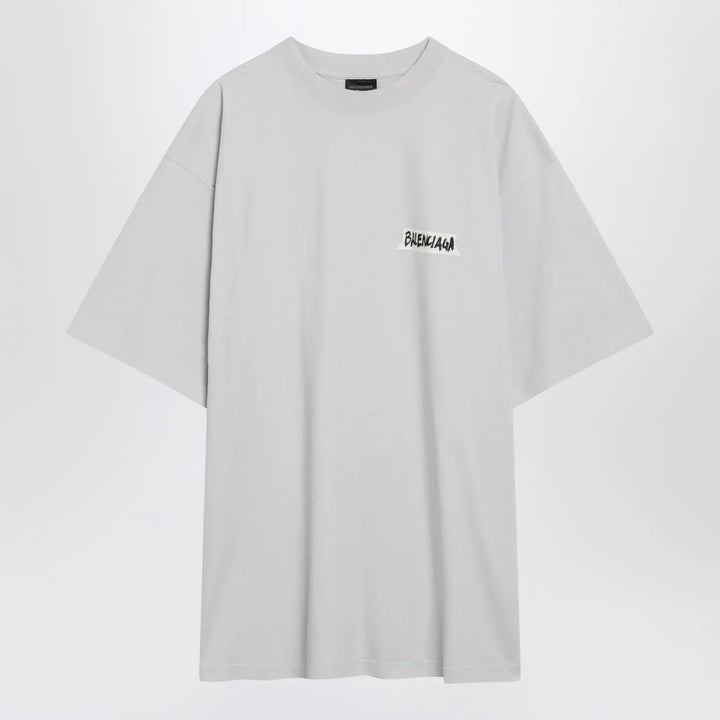 Balenciaga - White Masking Tape T-shirt with medium fit Brand Shirts &amp; Tops S