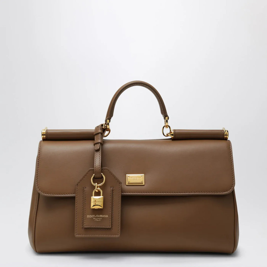 Dolce&amp;Gabbana - My Sicily top handle bag in caramel leather Brand Shirts &amp; Tops TU