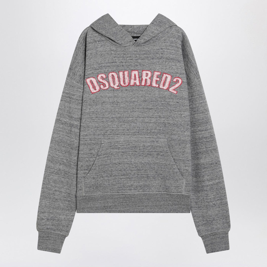 Shirts & Tops Dsquared2 - Grey cotton sweatshirt with logo Brand