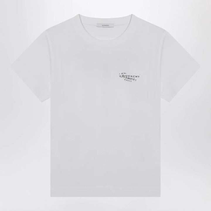 Givenchy - White cotton T-shirt with logo print Brand Shirts &amp; Tops L