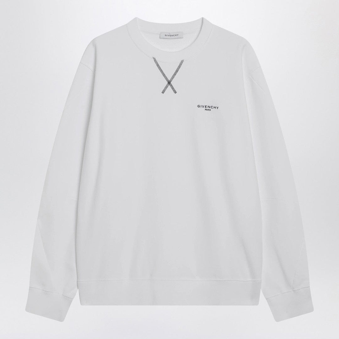 Shirts & Tops Givenchy - White Couture Seam sweatshirt with embroidered logo Brand