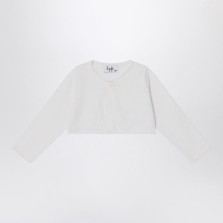 Shirts &amp; Tops 6 Il Gufo - Short wrap cardigan white milk Brand