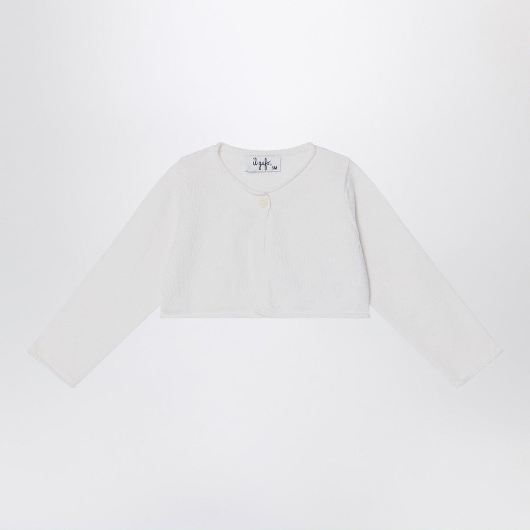 Shirts & Tops 8 Il Gufo - Short wrap cardigan white milk Brand