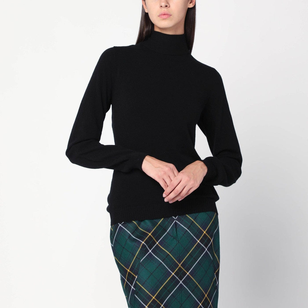 Shirts &amp; Tops 40  IT Moschino - Black turtleneck sweater with crossed details Brand