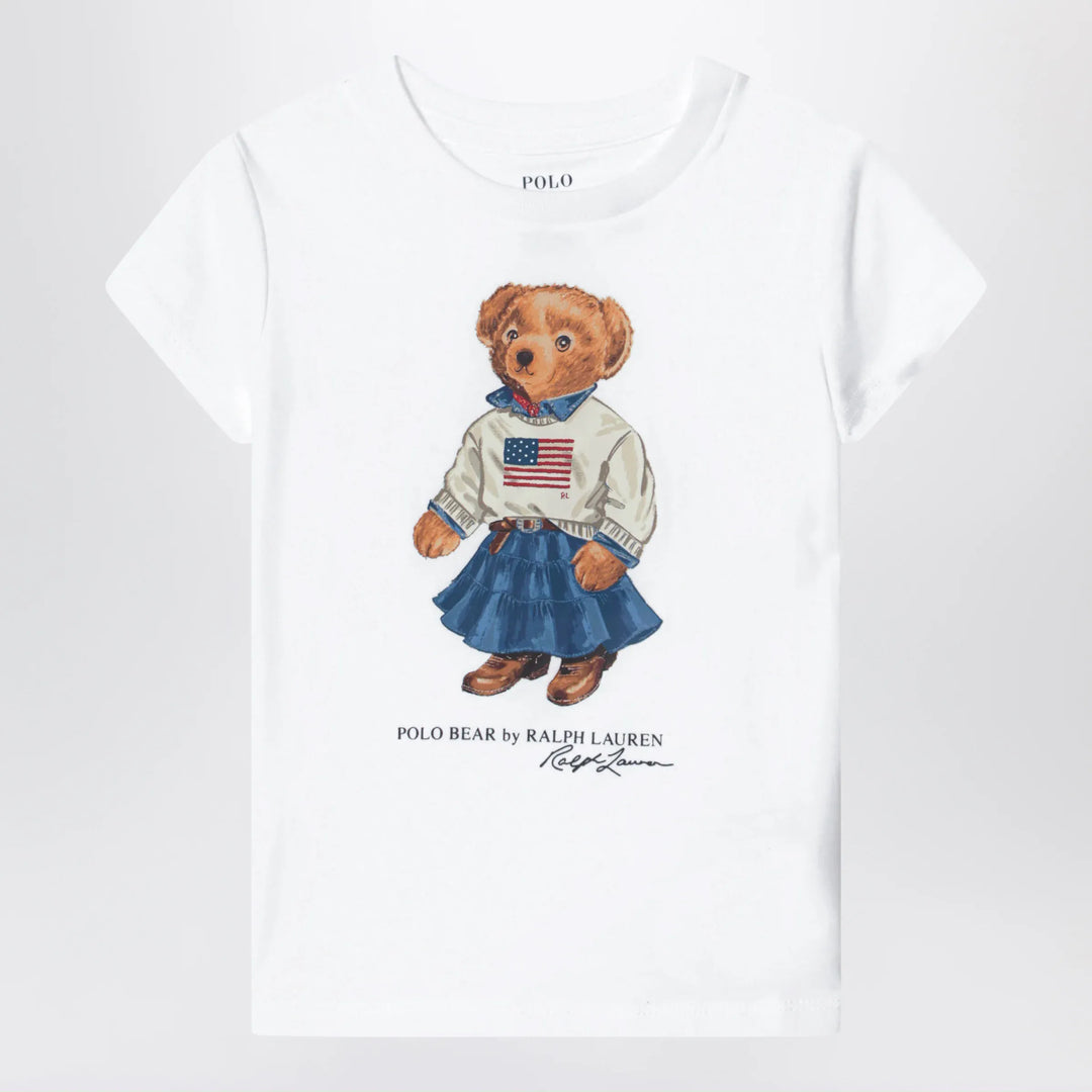 Polo Ralph Lauren - White cotton Polo Bear T-shirt Brand Shirts &amp; Tops 4