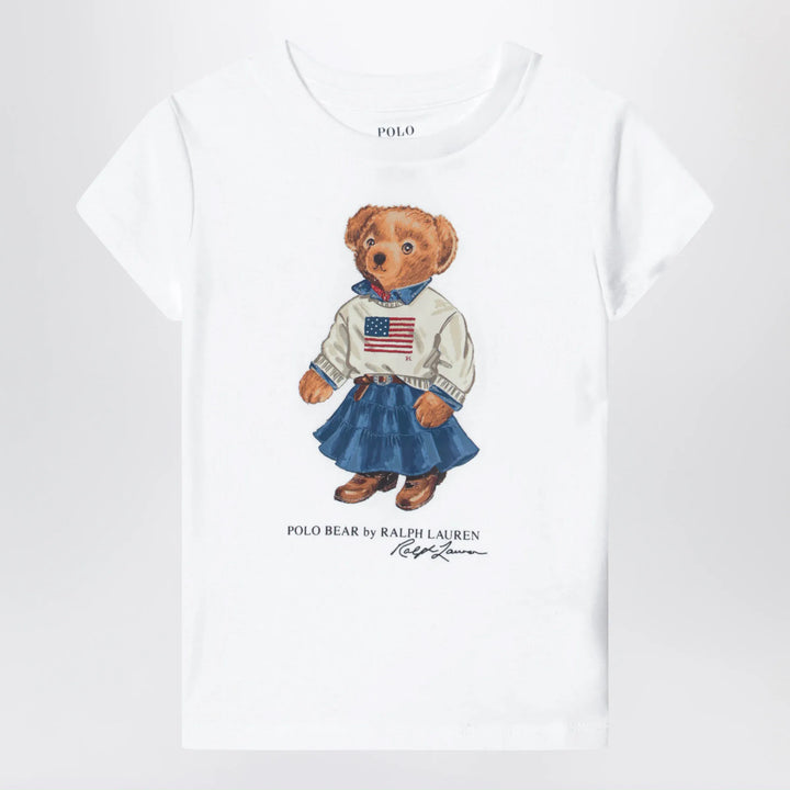 Polo Ralph Lauren - White cotton Polo Bear T-shirt Brand Shirts &amp; Tops 4