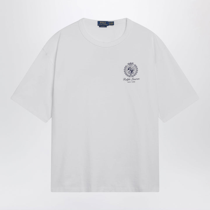 Shirts &amp; Tops Polo Ralph Lauren - White Relaxed-Fit T-Shirt With Logo Prints Brand