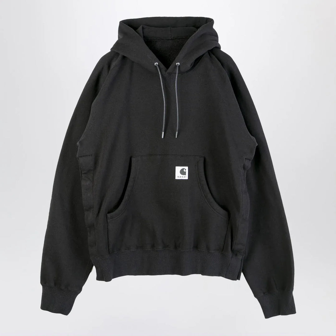 Sacai x Carhartt WIP - Black cotton hoodie Brand Shirts &amp; Tops 3