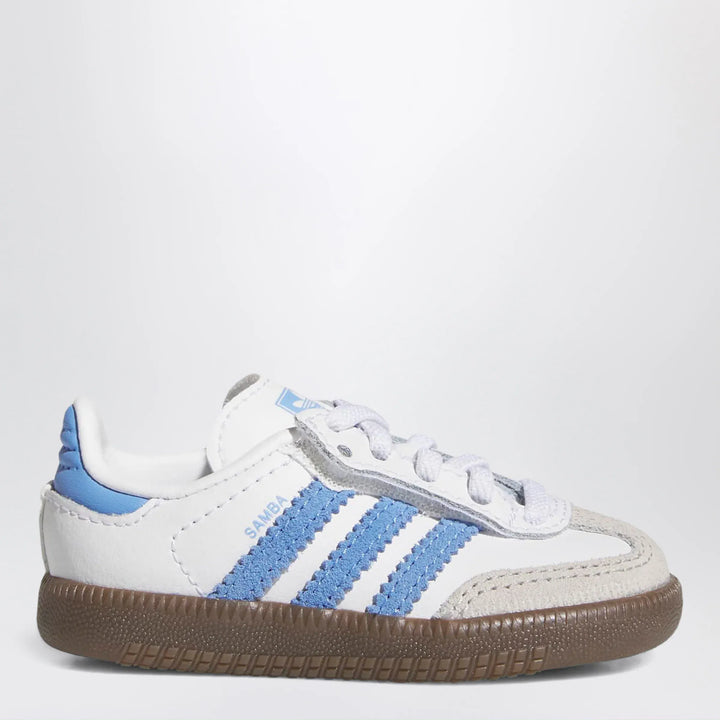 adidas Originals - OG Samba sneakers in white/blue with elastic laces Brand Shoes 20