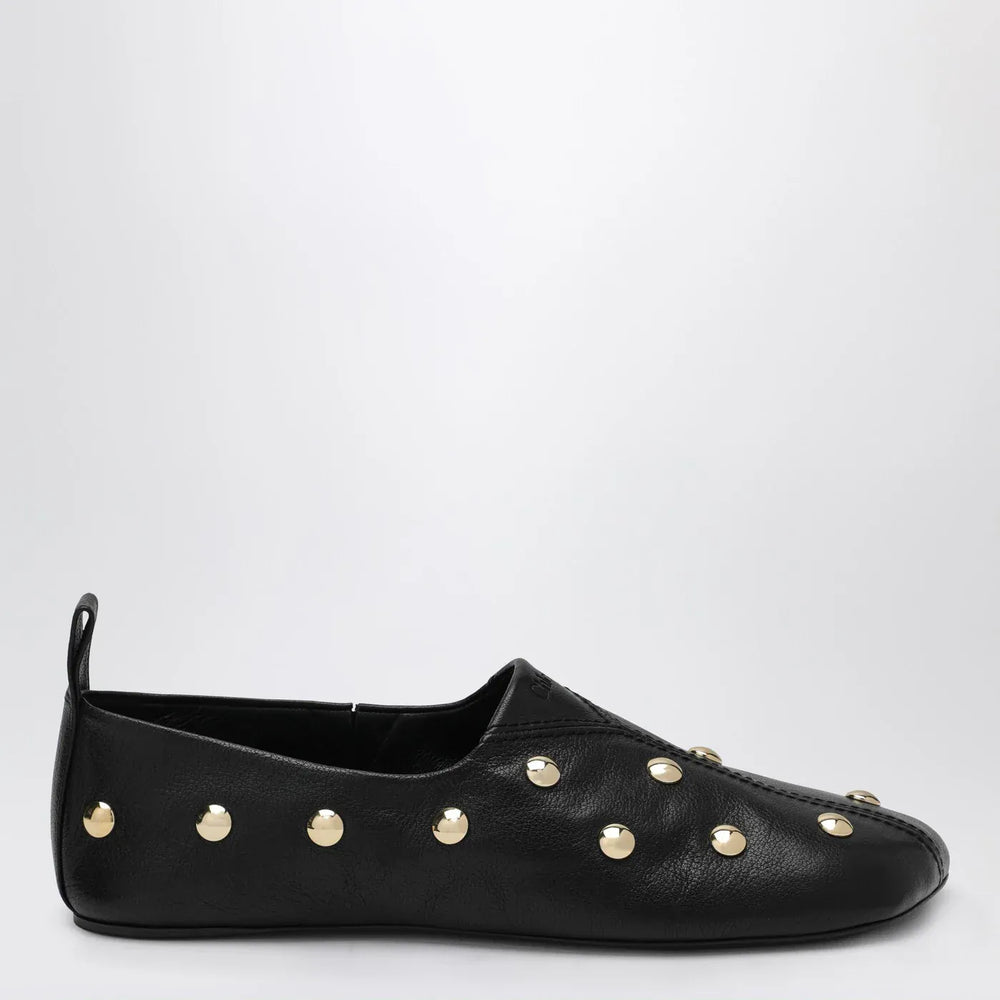 Chloé - Black Rita ballerinas in studded leather Brand Shoes 36 IT