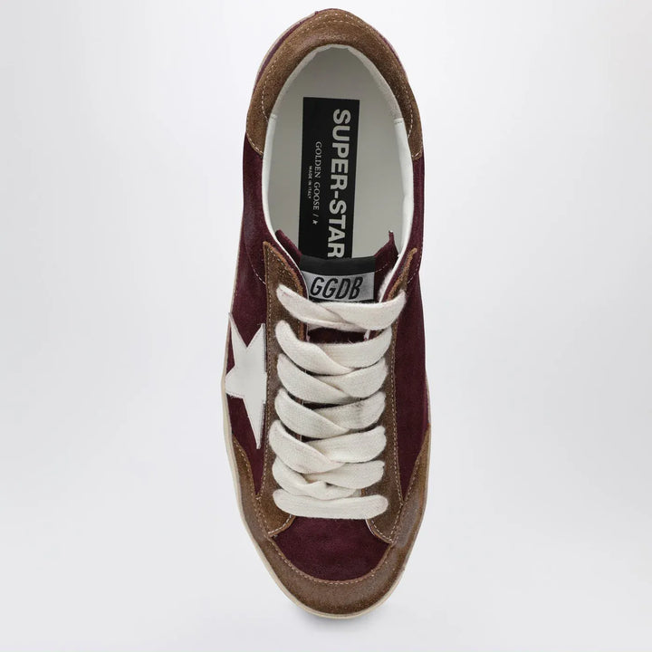 Golden Goose - Bordeaux/white/brown Super Star Sneakers Brand Shoes