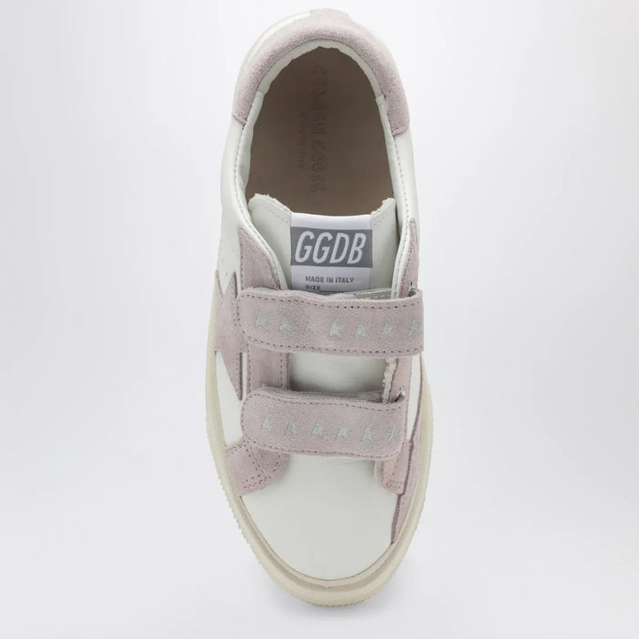 Golden Goose - May School Sneakers in white/pink Brand Shoes