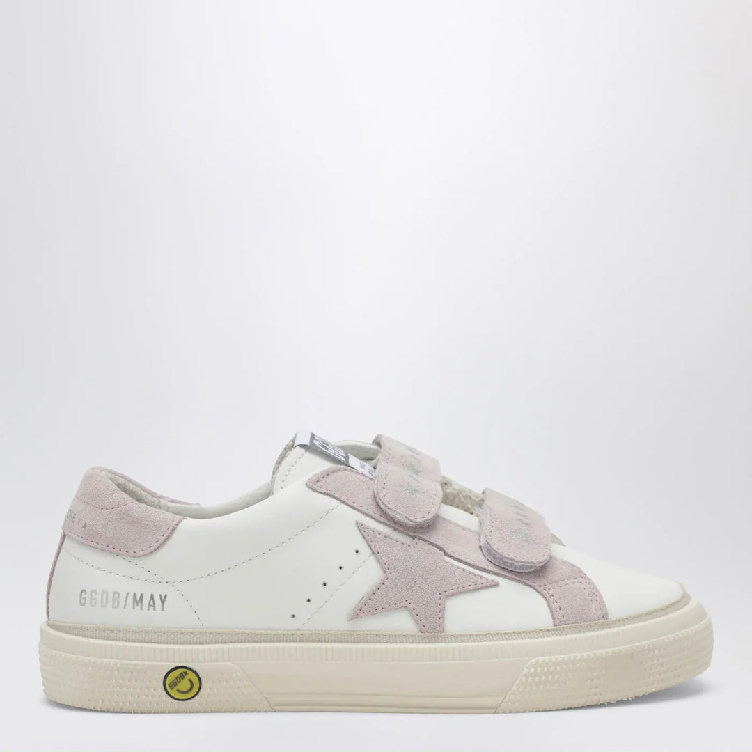 Golden Goose - May School Sneakers in white/pink Brand Shoes 33