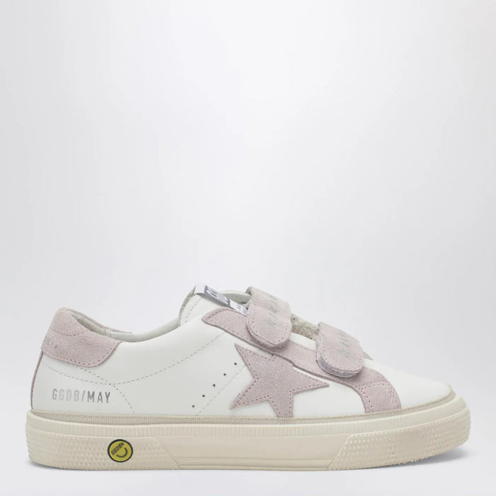 Golden Goose - May School Sneakers in white/pink Brand Shoes 33